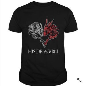 Game of thrones size large His Dragon T-shirt